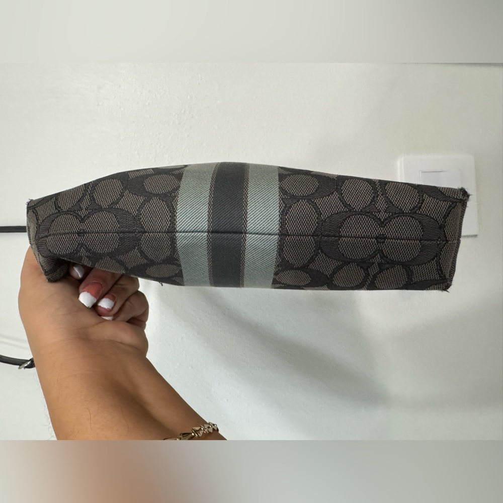 Coach Black and Gray Signature fair Messenger Bag - Picture 13 of 13